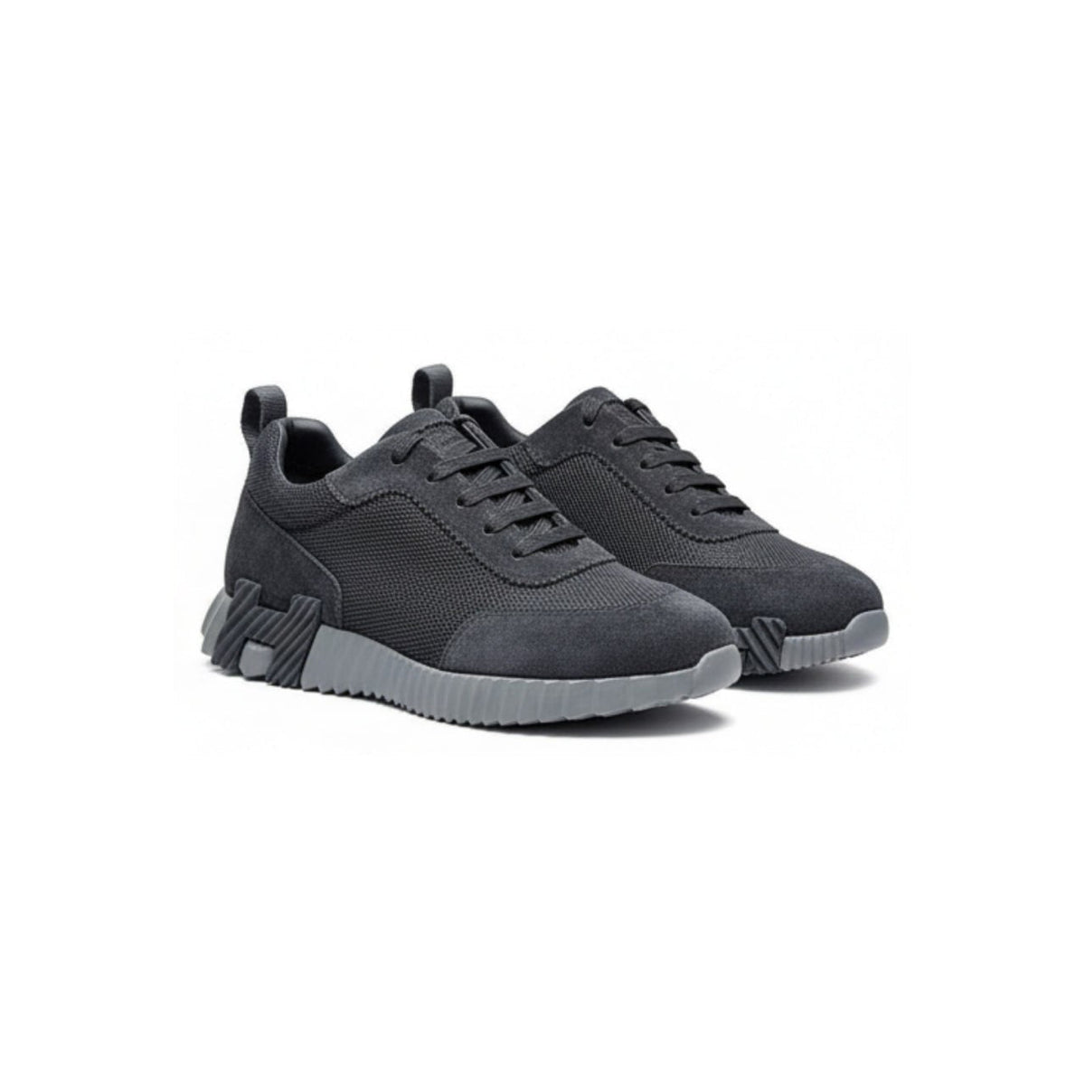 Hermès Paris Bouncing Grey Sneakers