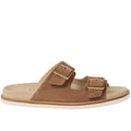 Brunello Cucinelli suede double-strap sandals Light Brown