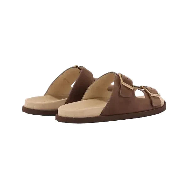 Brunello Cucinelli suede sandals in brown