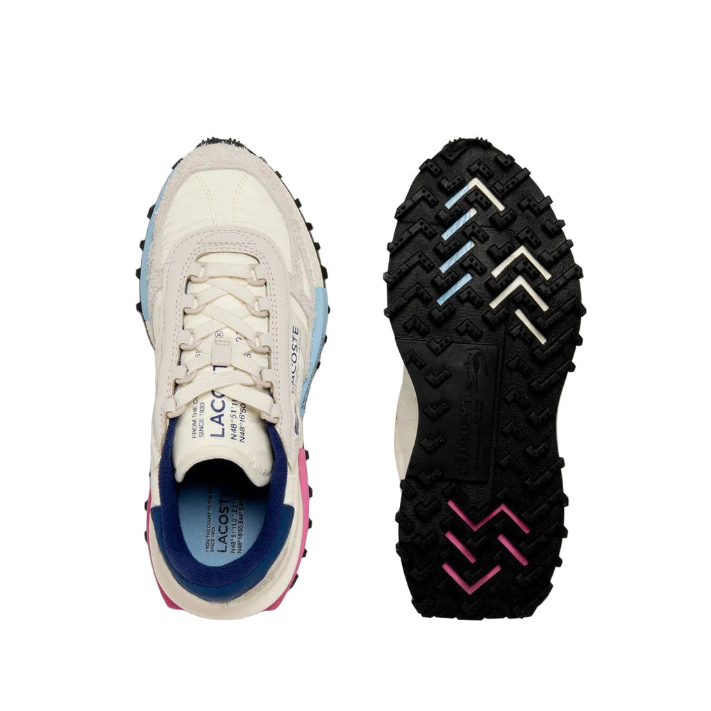 Lacoste Elite Active "Off White/ Pink/ Blue"
