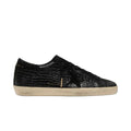 Golden Goose Super-Star LTD in crocodile-print leather with black suede inserts