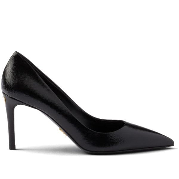 Prada patent Saffiano leather pumps