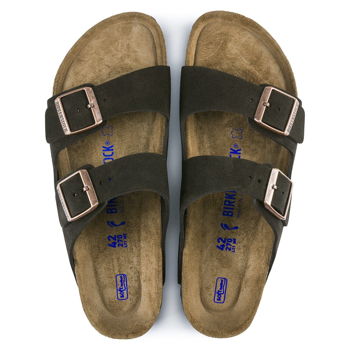 BIRKENSTOCK Arizona Soft Footbed in Mocha Coffee
