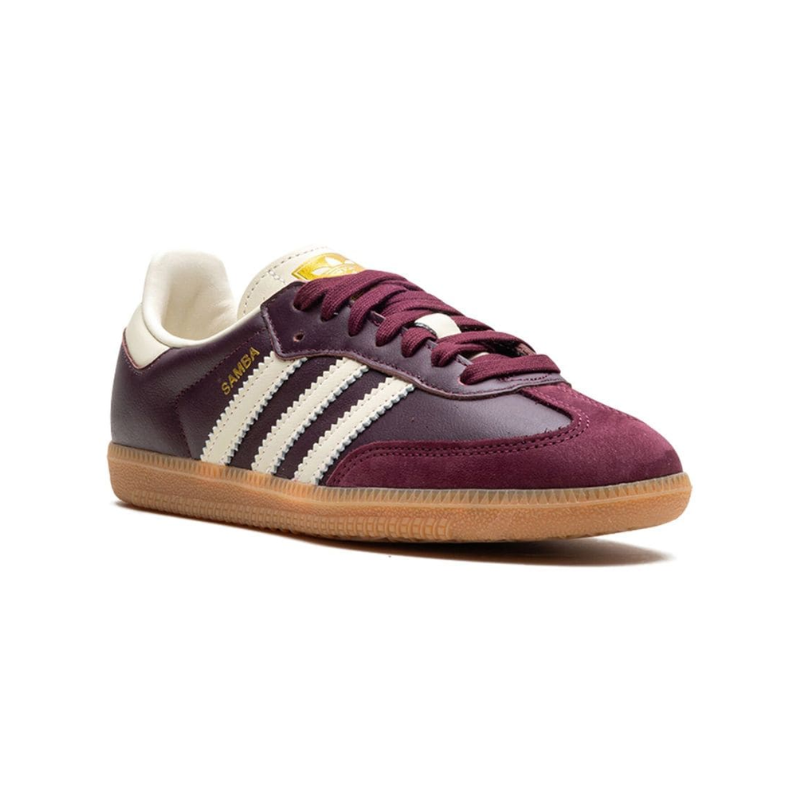 Sale Adidas Samba OG Maroon – Gold Metallic