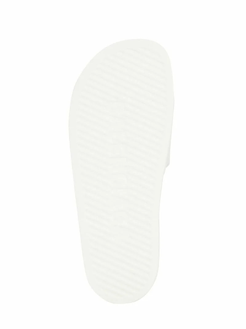 Sale BALENCIAGA - Logo Rubber Pool Slide Sandals