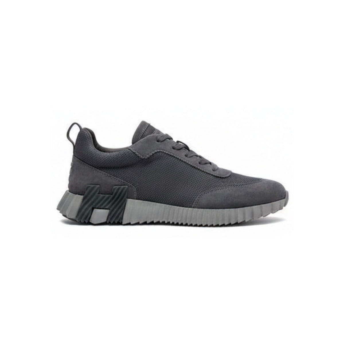 Hermès Paris Bouncing Grey Sneakers