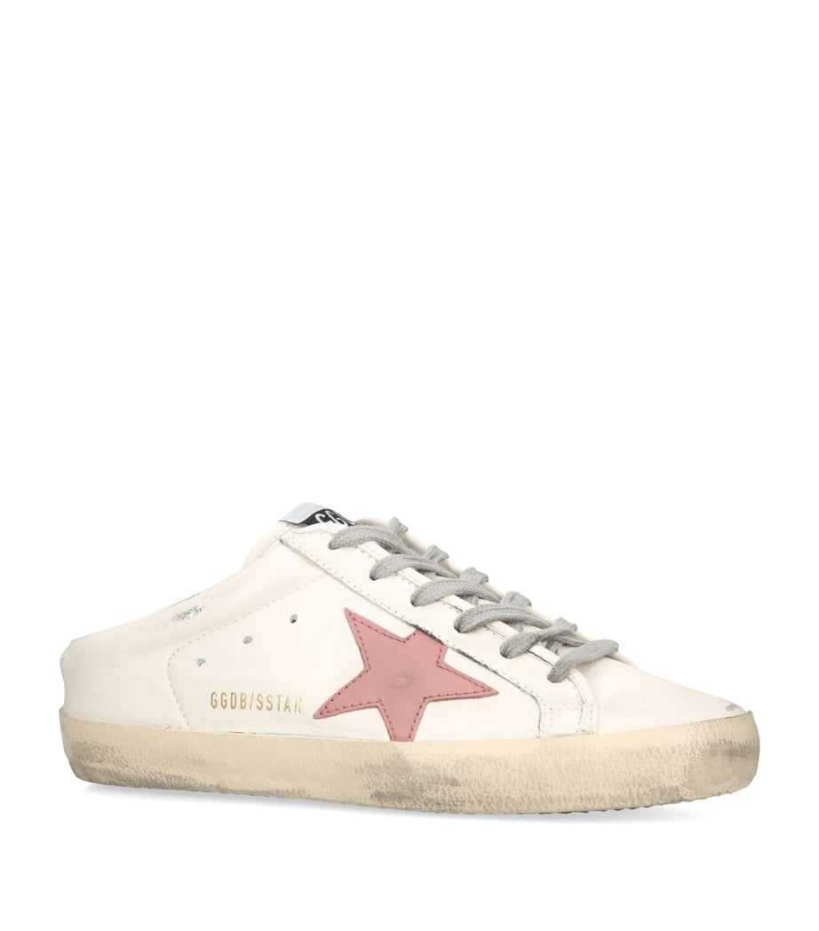Golden Goose Leather Superstar Sabot Sneakers