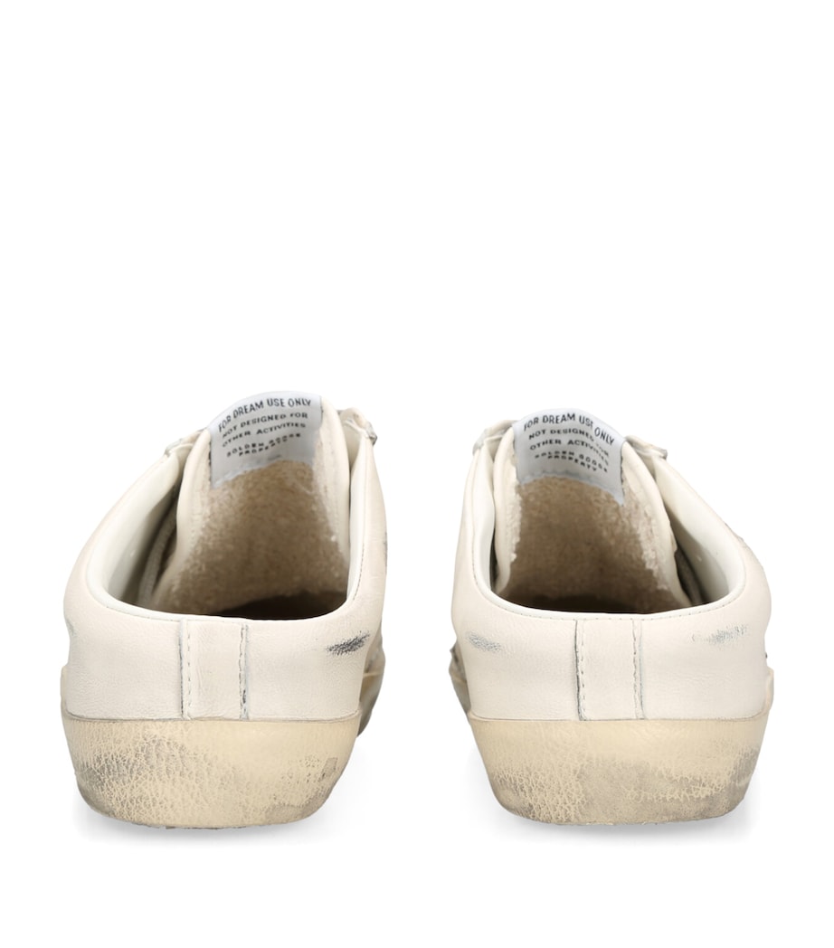 Golden Goose Leather Superstar Sabot Sneakers