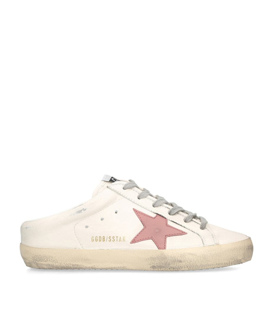 Golden Goose Leather Superstar Sabot Sneakers
