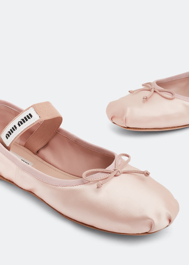 MIU MIU Satin ballerinas
