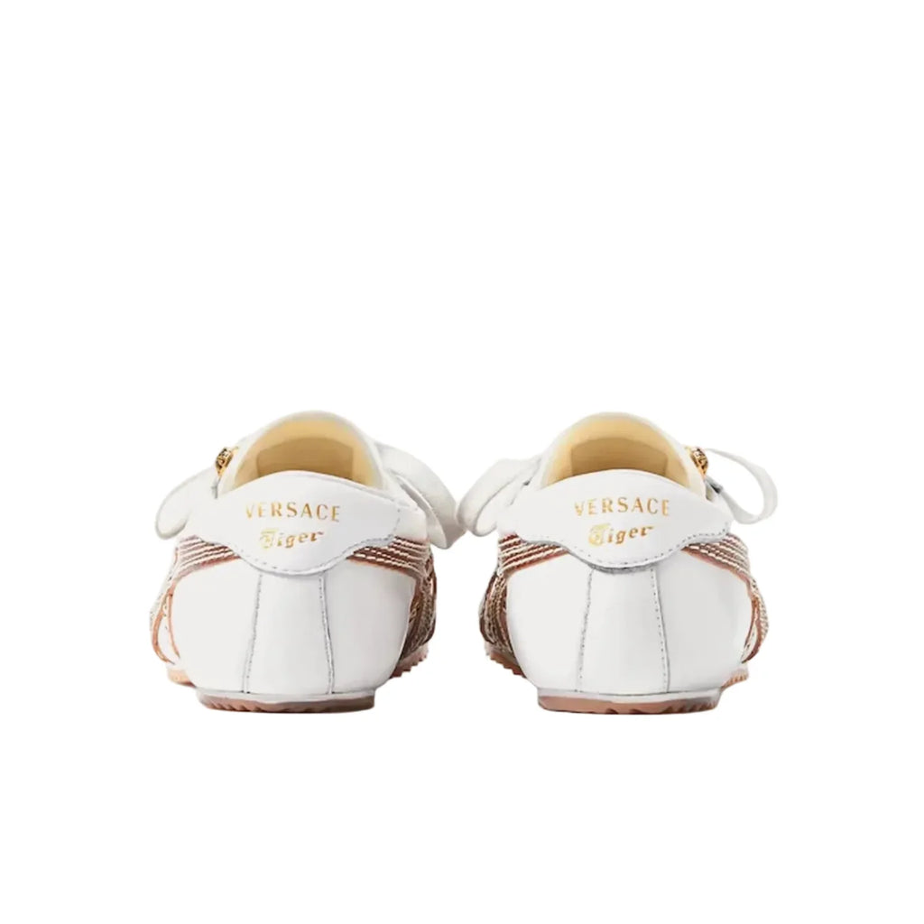 VERSACE x Onitsuka Tiger Taishi Sakura in White and Brown